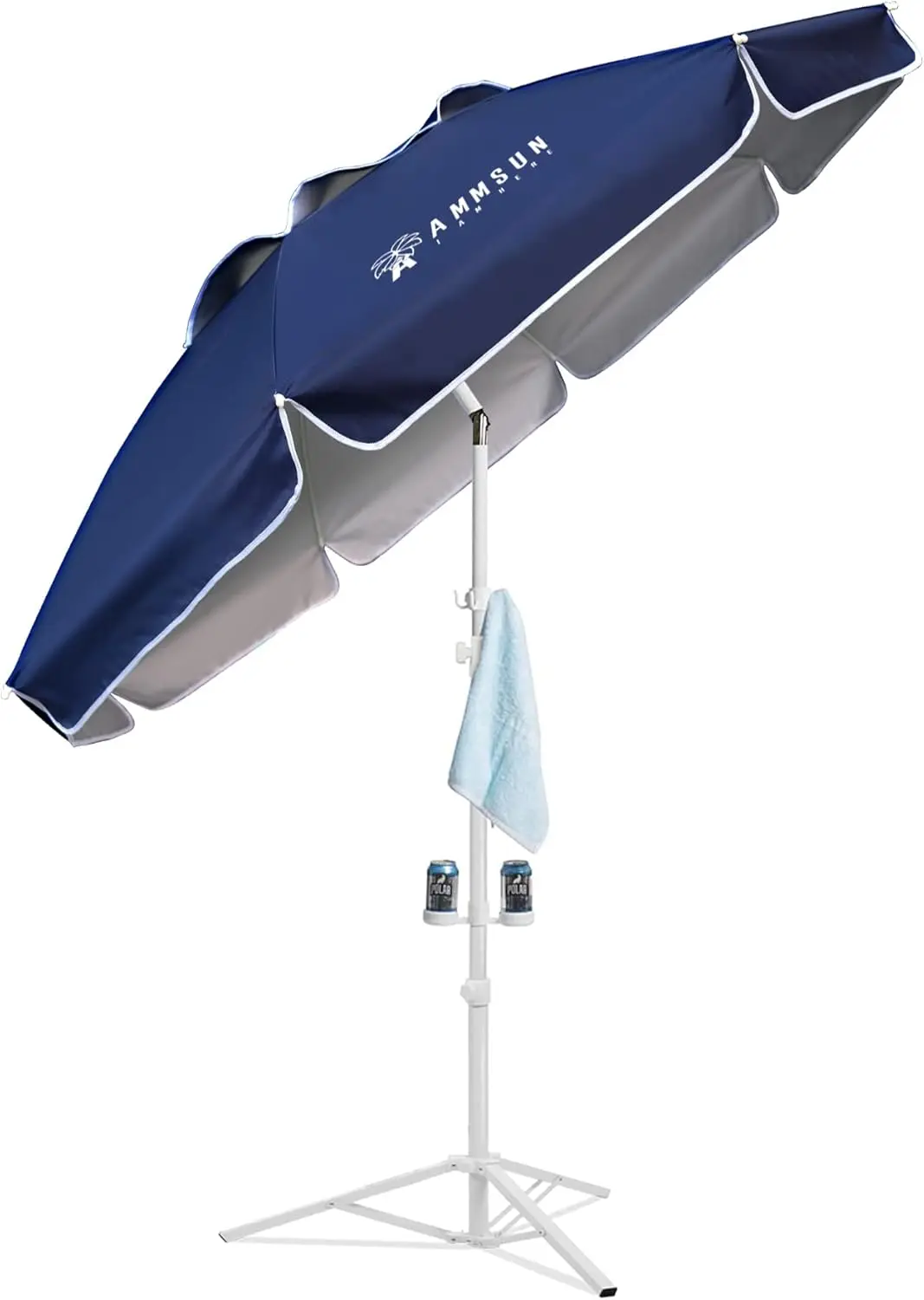 Portable Sun Umbrella with Stand, 6.5ft Lightweight Canopy for Sports Games, Adjustable Instant Shade in Navy Blue
Portable Sun Umbrella with Stand, 6.5ft Lightweight Canopy for Sports Games, Adjustable Instant Shade in Navy Blue