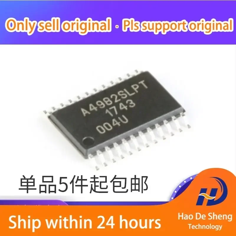 10PCS/LOT A4982SLPTR-T A4982SLPT A4982 TSSOP24 Bridge Driver New Original In Stock
10PCS/LOT A4982SLPTR-T A4982SLPT A4982 TSSOP24 Bridge Driver New Original In Stock