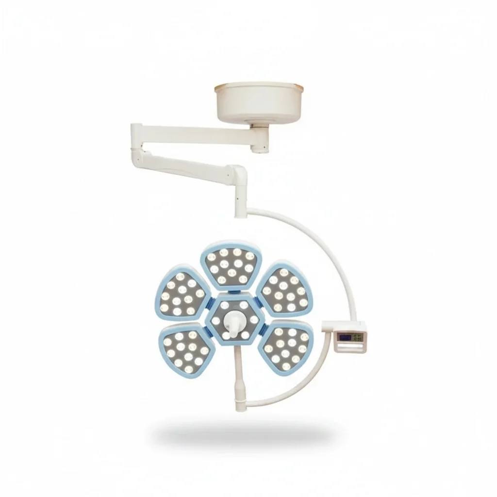 LED Surgical Light, 5 Petal Shadowless Operating Lamp, 160-280mm Spot, Portable Medical Inspection Lamp for Veterinary
LED Surgical Light, 5 Petal Shadowless Operating Lamp, 160-280mm Spot, Portable Medical Inspection Lamp for Veterinary