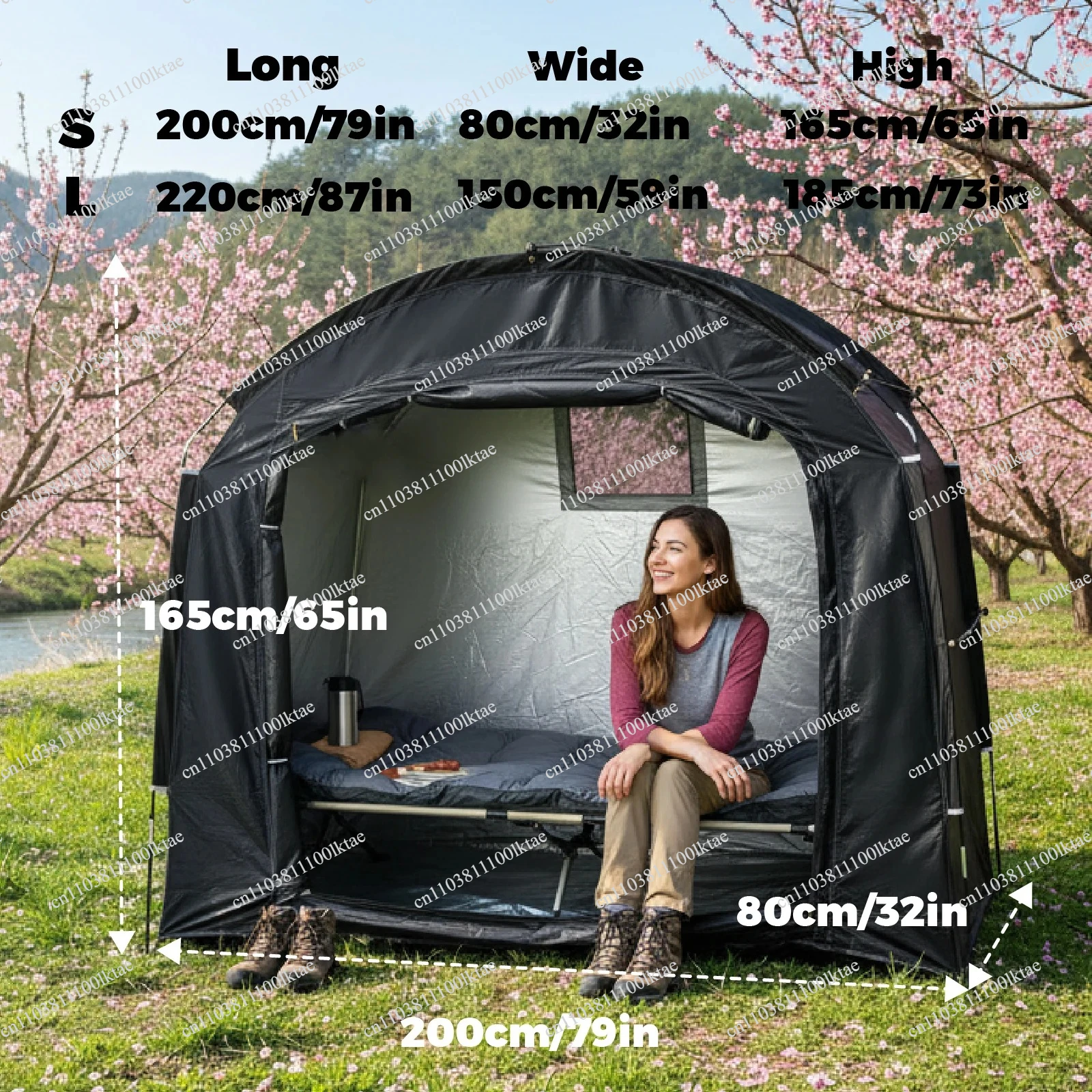 Portable Outdoor Private Travel Tent Bicycle Rain Shelter Thickened Oxford Cloth Suitable for Outdoor Hiking and Cycling
Portable Outdoor Private Travel Tent Bicycle Rain Shelter Thickened Oxford Cloth Suitable for Outdoor Hiking and Cycling