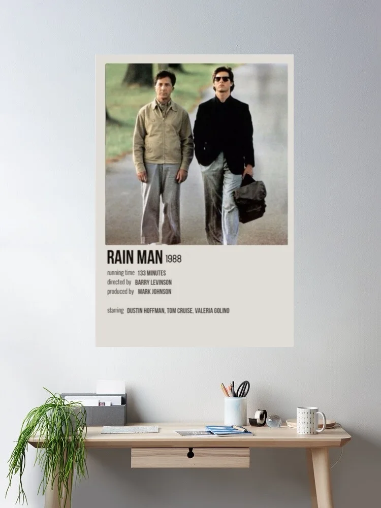 Rain Man Movie Canvas POSTER ,Home Decor Wall art painting
Rain Man Movie Canvas POSTER ,Home Decor Wall art painting