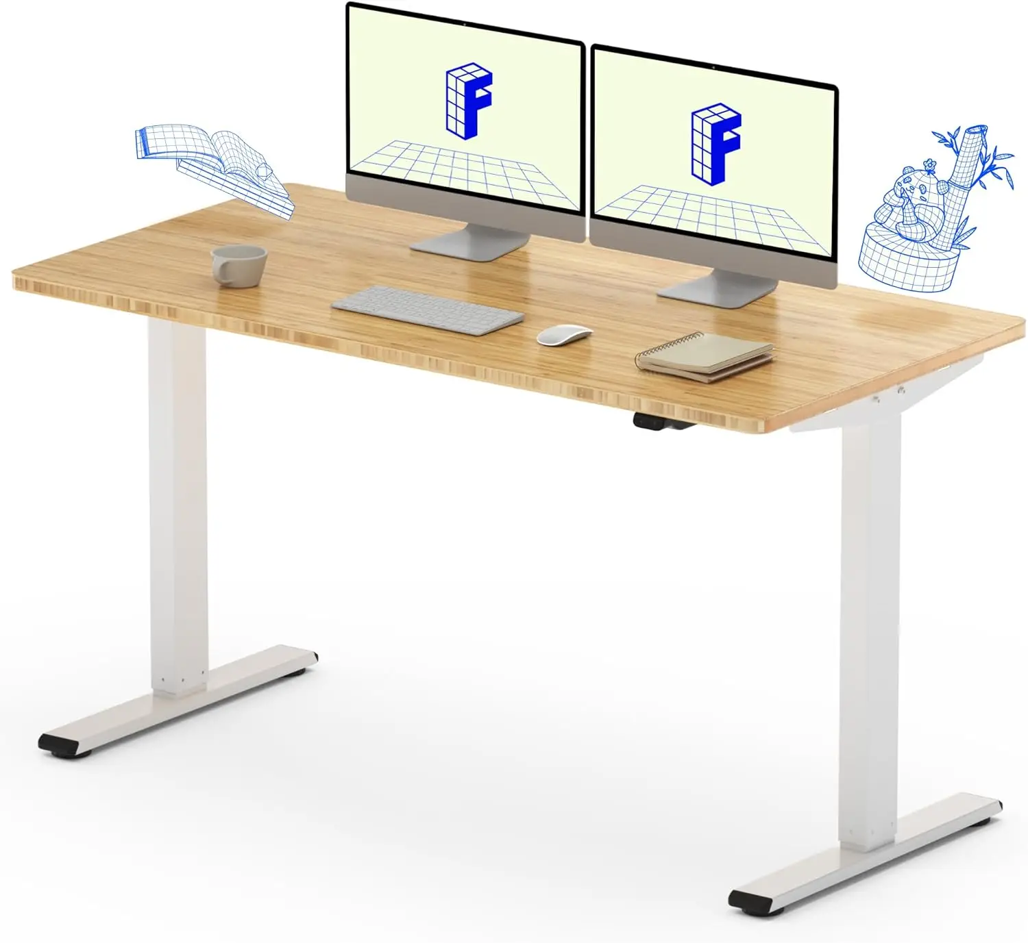 Регулируемый стол FLEXISPOT, электрический стол, стол для сидения, цельный бамбуковый стол 55 x 28 дюймов, стол для домашнего офиса
Регулируемый стол FLEXISPOT, электрический стол, стол для сидения, цельный бамбуковый стол 55 x 28 дюймов, стол для домашнего офиса