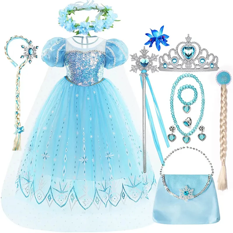 ❤2026★ Classic Frozen 2 Movie Blue Sequin Short Sleeve with Cape Elegant and Cute Christmas Party Birthday Gift Baby Girl Dress❤
❤2026★ Classic Frozen 2 Movie Blue Sequin Short Sleeve with Cape Elegant and Cute Christmas Party Birthday Gift Baby Girl Dress❤