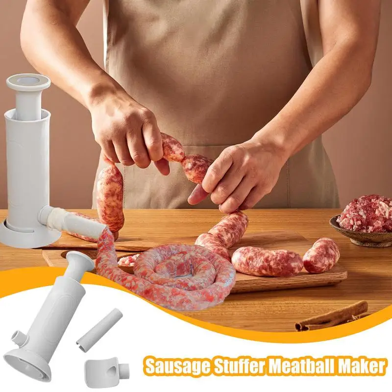 Meat Stuffer Portable Manual Sausage Maker Homemade Efficient Multifunctional Manual Kitchen Tool For Holiday Home Preparation
Meat Stuffer Portable Manual Sausage Maker Homemade Efficient Multifunctional Manual Kitchen Tool For Holiday Home Preparation