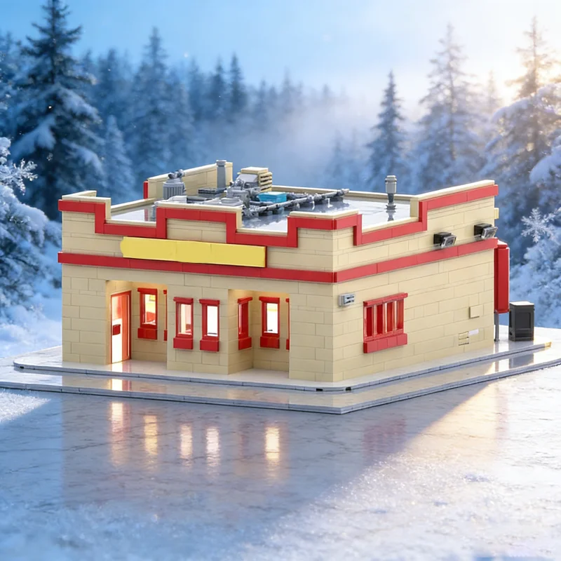 1955pcs MOC Los Pollos Hermanos Breakind Bad Modular Streetscape Model Building Blocks Construction Toy Christmas Gifts Brick
1955pcs MOC Los Pollos Hermanos Breakind Bad Modular Streetscape Model Building Blocks Construction Toy Christmas Gifts Brick