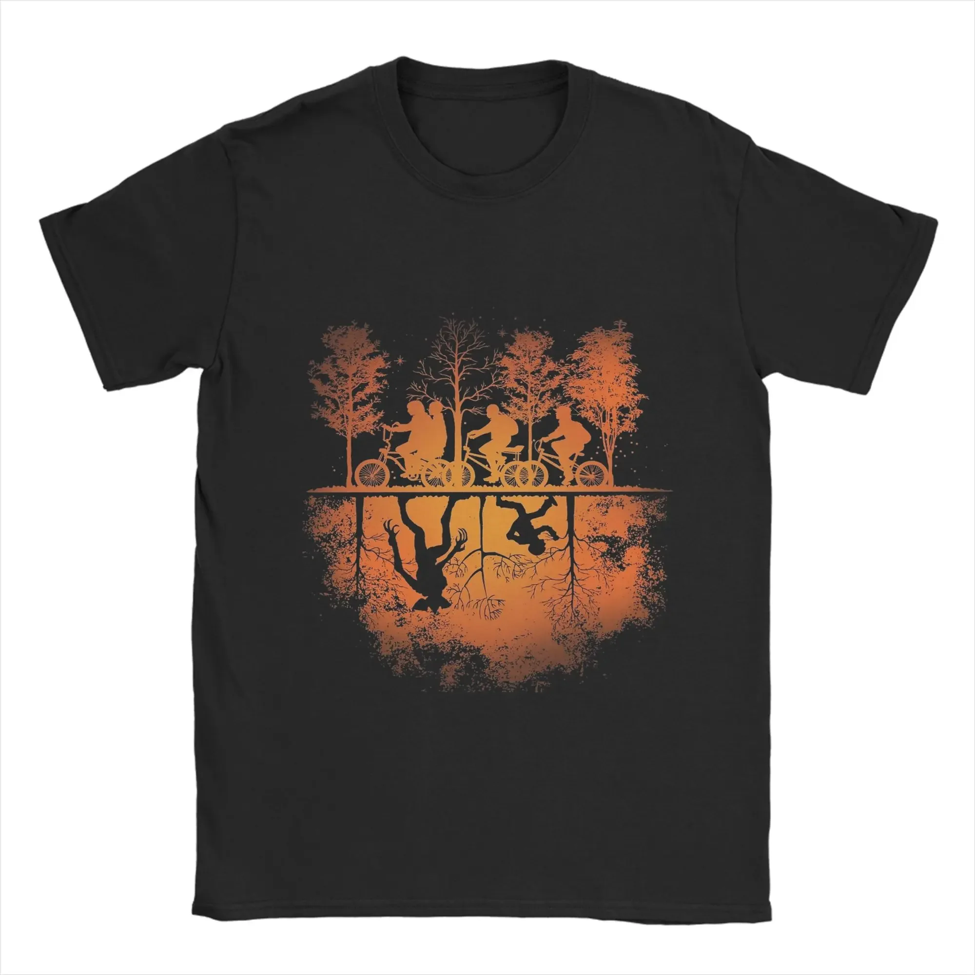 Upside Down Bike Ride Graphic Tee Men's Short Sleeve Cotton T-Shirt
Upside Down Bike Ride Graphic Tee Men's Short Sleeve Cotton T-Shirt