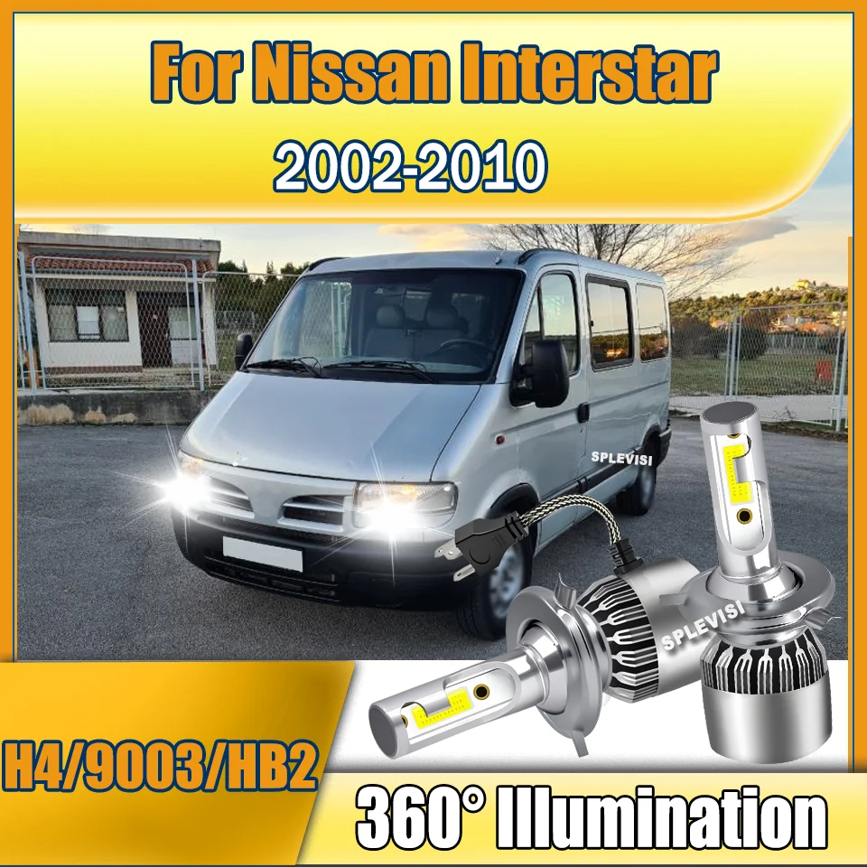 H4 6000K Hi/Low LED Headlight Bulbs Car Headlamps luces led vehiculos For Nissan Interstar 2002-2010 2003 2004 2005 2006 2007
H4 6000K Hi/Low LED Headlight Bulbs Car Headlamps luces led vehiculos For Nissan Interstar 2002-2010 2003 2004 2005 2006 2007