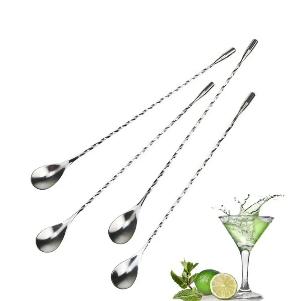 Stainless Steel Mixing Spoon 12 Inches Spiral Pattern Cocktail Shaker 30cm Long Bar Spoon Cocktails, Coffee, Beer, White Wine
Stainless Steel Mixing Spoon 12 Inches Spiral Pattern Cocktail Shaker 30cm Long Bar Spoon Cocktails, Coffee, Beer, White Wine