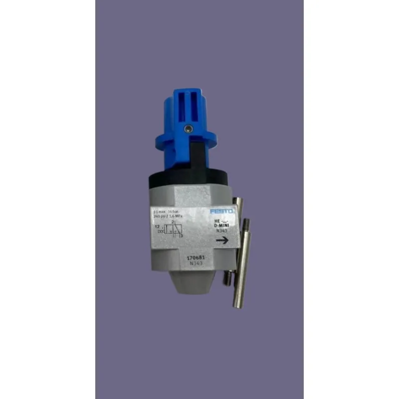 Parts suitable for FESTO MINI air source two-position three-way valves, HE switch valves, HE D MINI 170681 manual type
Parts suitable for FESTO MINI air source two-position three-way valves, HE switch valves, HE D MINI 170681 manual type