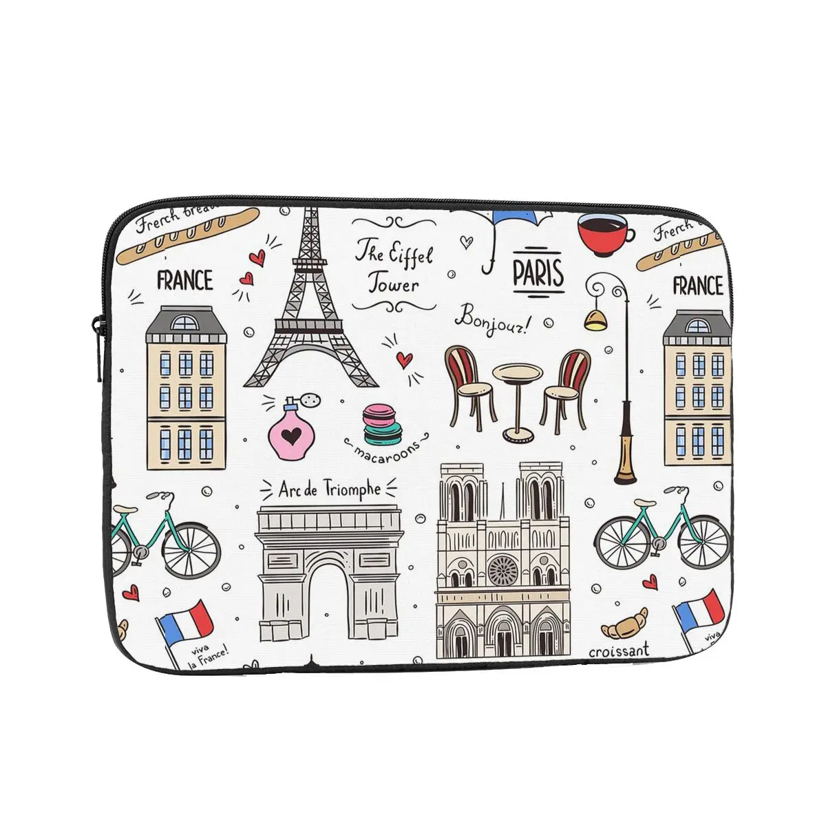 Чехол для ноутбука с рисунком Парижа, сумка 10, 12, 13, 15, 17 дюймов, сумка для ноутбука, противоударный чехол для планшета, сумка 
Чехол для ноутбука с рисунком Парижа, сумка 10, 12, 13, 15, 17 дюймов, сумка для ноутбука, противоударный чехол для планшета, сумка