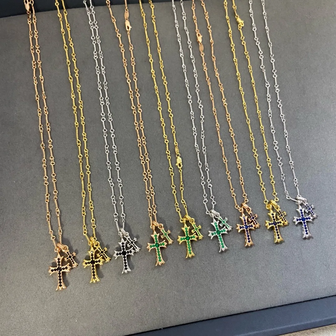 Crowe New classic diamond-encrusted cross necklace European and American HIP-HOP couple Festival Bamboo chain versatile access
Crowe New classic diamond-encrusted cross necklace European and American HIP-HOP couple Festival Bamboo chain versatile access