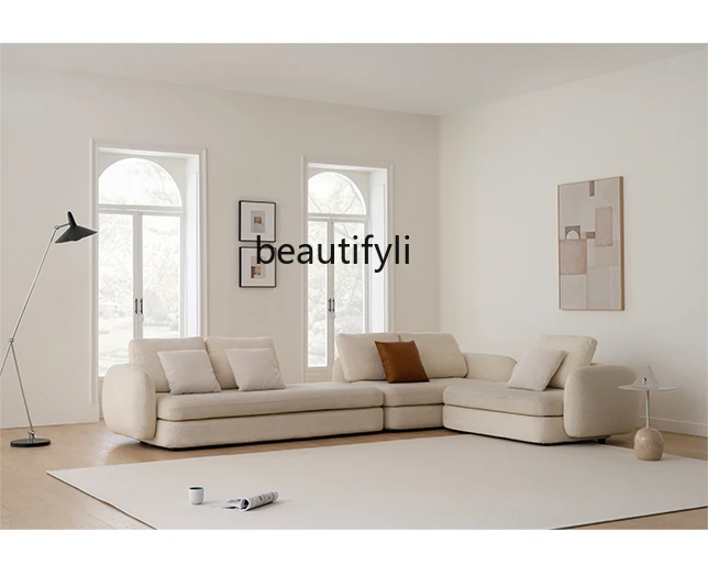 Italian minimalist, sofa lamb wool living room small apartment Nordic modern simple straight row three or four people
Italian minimalist, sofa lamb wool living room small apartment Nordic modern simple straight row three or four people