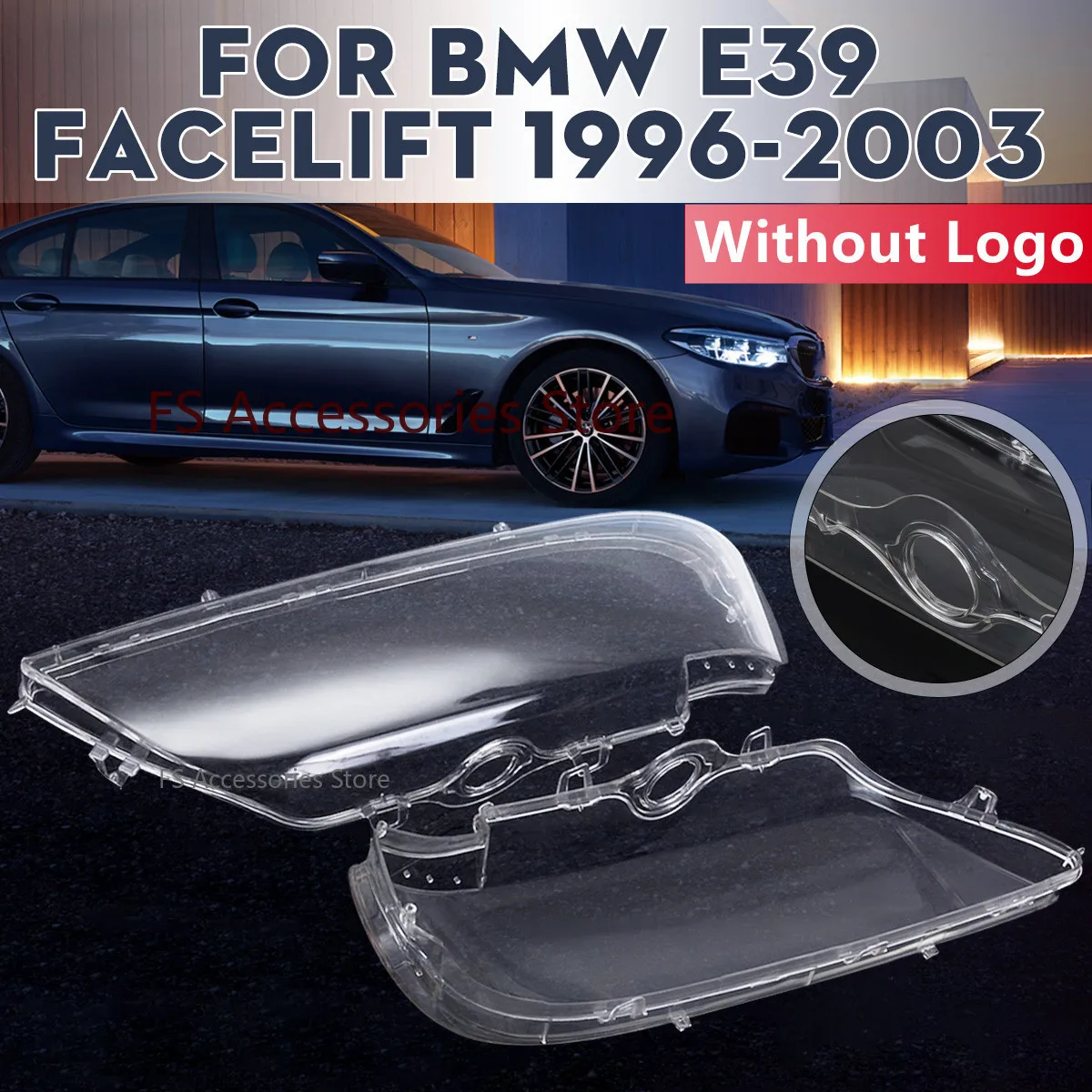 L / R Headlight Cover Shell For BMW E39 Facelift 1996-2003 63128375301 63128375302 Lampshade Shell Headlight Lens headlamp Lens
L / R Headlight Cover Shell For BMW E39 Facelift 1996-2003 63128375301 63128375302 Lampshade Shell Headlight Lens headlamp Lens