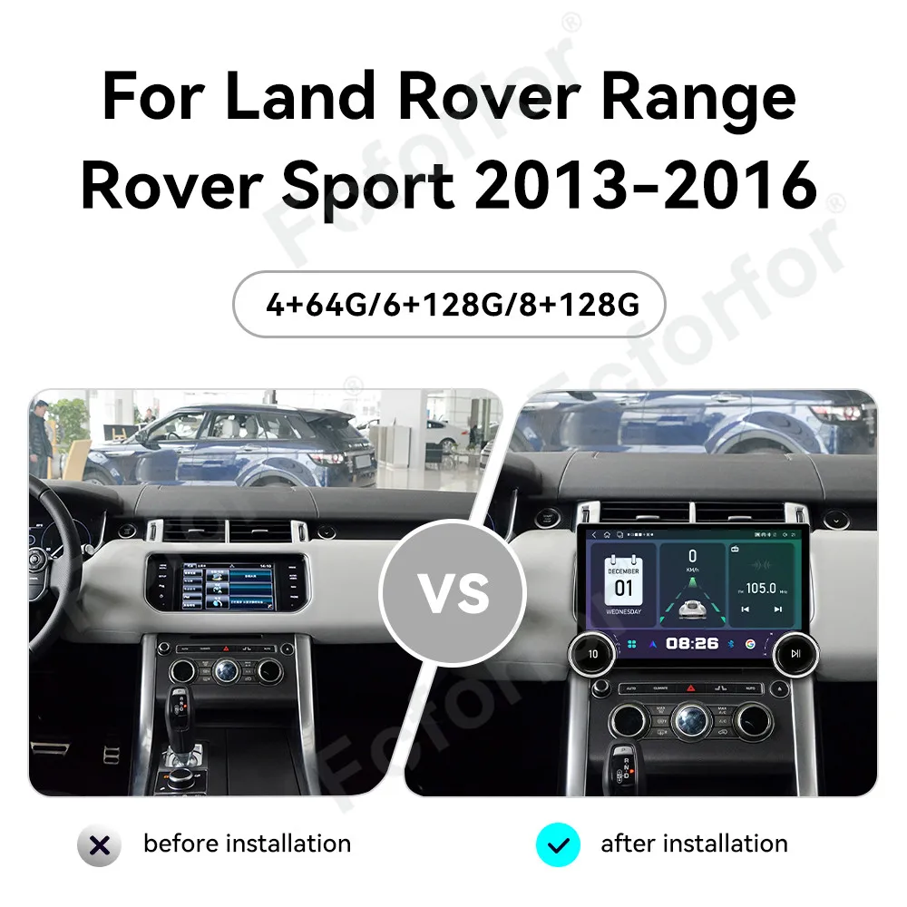 New Upgrade High End 11.5 Inch HD Touch Android 15 Wireless CarPlay GPS Car Media For Land Rover Range Rover Sport 2013-2016
New Upgrade High End 11.5 Inch HD Touch Android 15 Wireless CarPlay GPS Car Media For Land Rover Range Rover Sport 2013-2016