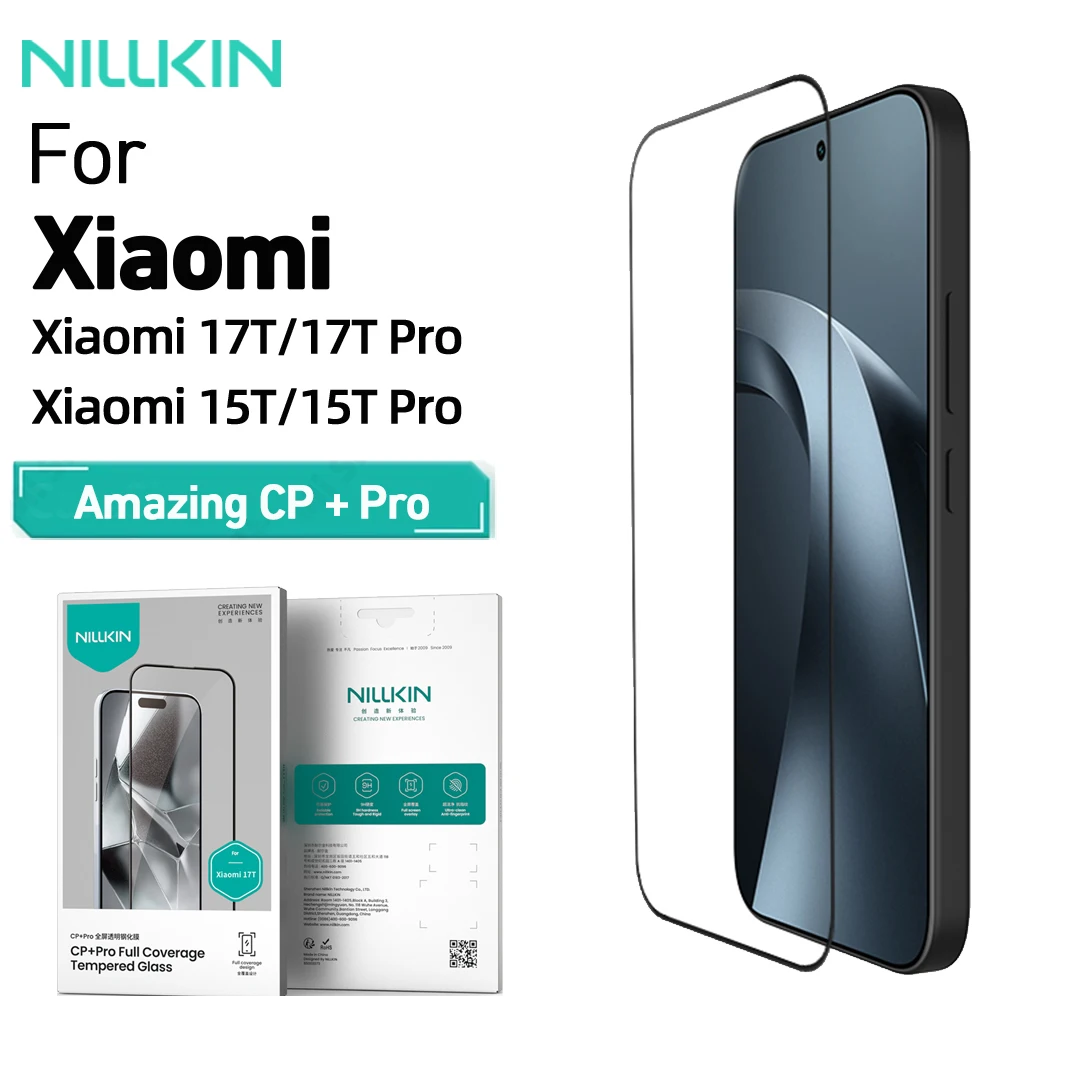 Nillkin CP+Pro Film For Xiaomi 17T/17T Pro/15T/15T Pro, Tempered Glass 9H 0.33mm Ultra Thin 2.5D Arc Edge HD Clear Anti-Burst
Nillkin CP+Pro Film For Xiaomi 17T/17T Pro/15T/15T Pro, Tempered Glass 9H 0.33mm Ultra Thin 2.5D Arc Edge HD Clear Anti-Burst