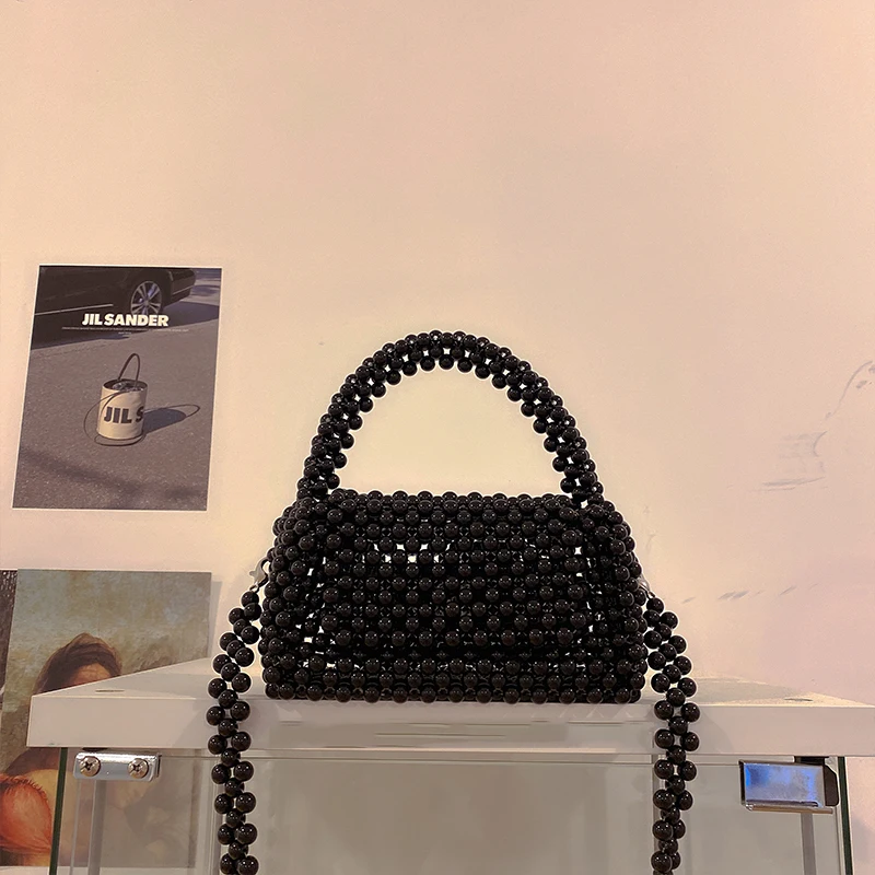 Retro Pearl Pillow Bag Hand Woven Beaded Acrylic Box Anime Bags for Women Summer Beautiful Beach Dinner Crossbody Bag
Retro Pearl Pillow Bag Hand Woven Beaded Acrylic Box Anime Bags for Women Summer Beautiful Beach Dinner Crossbody Bag