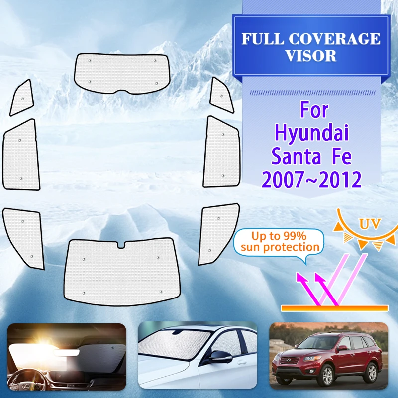 Анти-УФ Автомобильное полное затенение окна для Hyundai Santa Fe 2007 ~ 2012 CM Автомобильный солнцезащитный козырек Солнцезащитный козырек Наклейка Чехлы Автоаксессуары
Анти-УФ Автомобильное полное затенение окна для Hyundai Santa Fe 2007 ~ 2012 CM Автомобильный солнцезащитный козырек Солнцезащитный козырек Наклейка Чехлы Автоаксессуары