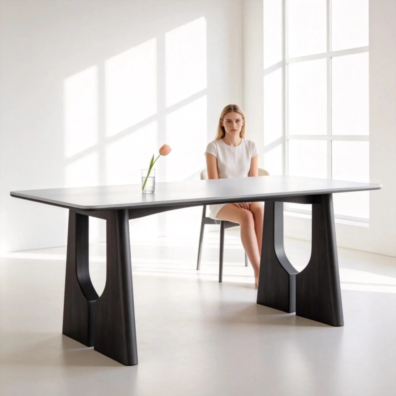 !@Luxury Modern Round Dining Table with Solid Wood Frame Eco-Friendly & Durable Easy Clean Multi-Functional for Home Hotel Use
!@Luxury Modern Round Dining Table with Solid Wood Frame Eco-Friendly & Durable Easy Clean Multi-Functional for Home Hotel Use