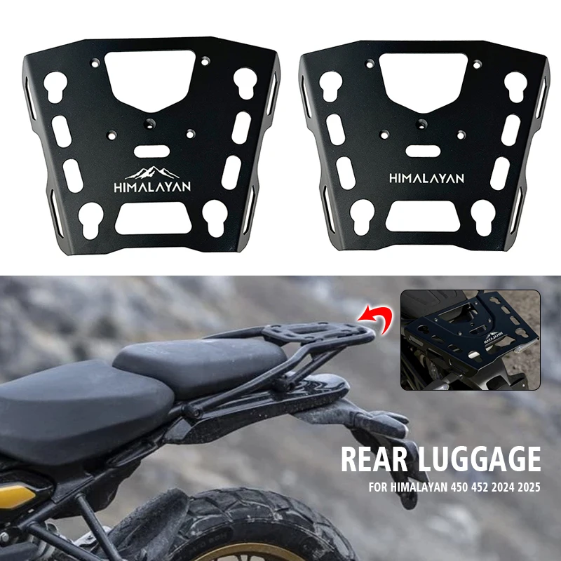 Motorcycle Rear Rack Top Box Rack High Load-bearing Bracket For RE Himalayan 450 Himalayan 452 H450 H452 2024 2025