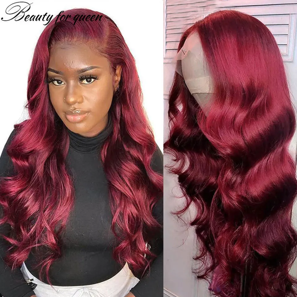 200 Density Transparent Lace Frontal Wigs Brazilian Colored Human Hair Wig Dark Purple Body Wave Cosplay For Women Pre Plucked
200 Density Transparent Lace Frontal Wigs Brazilian Colored Human Hair Wig Dark Purple Body Wave Cosplay For Women Pre Plucked