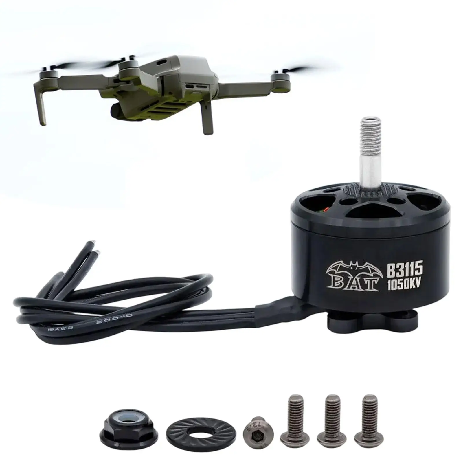 1050 Brushless Motor Replacement Sturdy Lightweight Accessories Easy to Install for FPV Drone Quadcopter FPV Motor High Speed
1050 Brushless Motor Replacement Sturdy Lightweight Accessories Easy to Install for FPV Drone Quadcopter FPV Motor High Speed