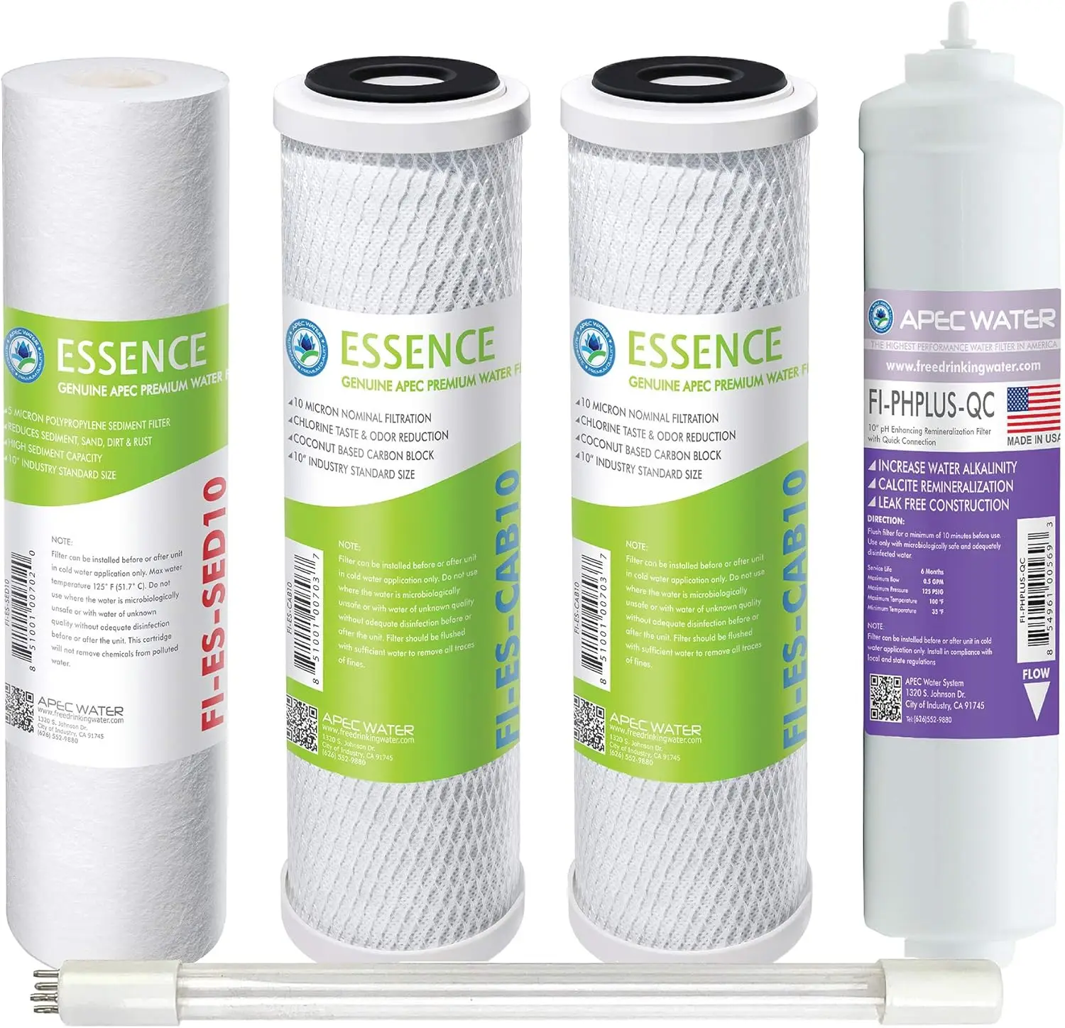 Systems Filter-Set-ESPHUV-SSV2 High Capacity Replacement Filter Set for Essence Series ROES-PHUV75 Reverse Osmosis Water Filter
Systems Filter-Set-ESPHUV-SSV2 High Capacity Replacement Filter Set for Essence Series ROES-PHUV75 Reverse Osmosis Water Filter