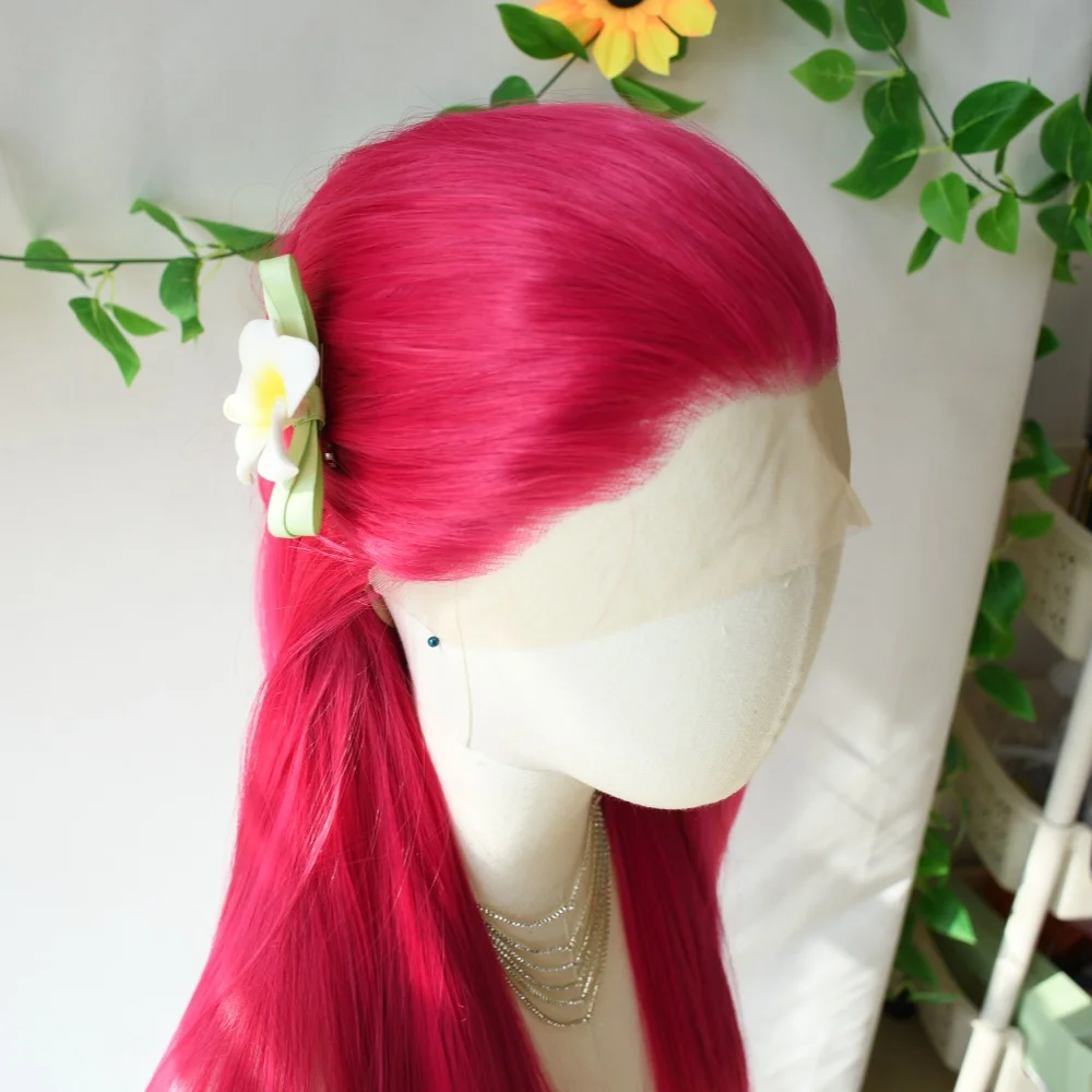 Розово-розовый парик Bone Прямой парик фронта шнурка 13x4 HD Парик шнурка Грязный синтетический бесклеевой предварительно выщипанный термостойкий косплей для женщин
Розово-розовый парик Bone Прямой парик фронта шнурка 13x4 HD Парик шнурка Грязный синтетический бесклеевой предварительно выщипанный термостойкий косплей для женщин