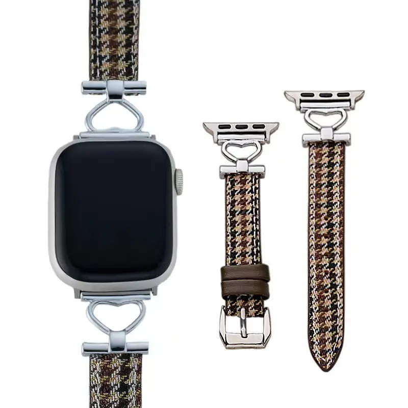 Slim Leather link For Apple Watch band women Series Ultra 10/9/8/7/6/5/4/3/2/1 SE 38mm 40mm 41mm 42mm 44mm 45mm 46mm 49mm Strap
Slim Leather link For Apple Watch band women Series Ultra 10/9/8/7/6/5/4/3/2/1 SE 38mm 40mm 41mm 42mm 44mm 45mm 46mm 49mm Strap