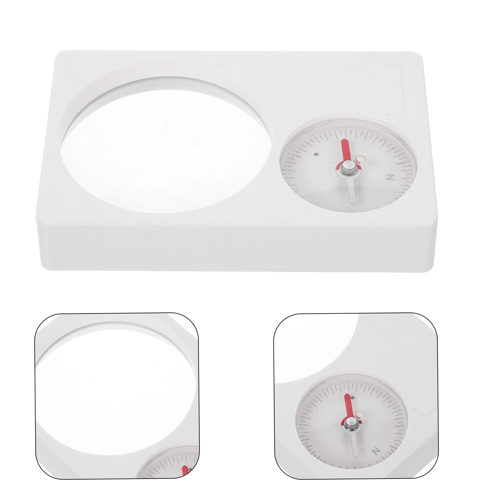 1pcs Dual Function With Magnifier Lightweight Orienteering Tool For Hiking Camping Navigation Pocket Design Survival Exploration
1pcs Dual Function With Magnifier Lightweight Orienteering Tool For Hiking Camping Navigation Pocket Design Survival Exploration