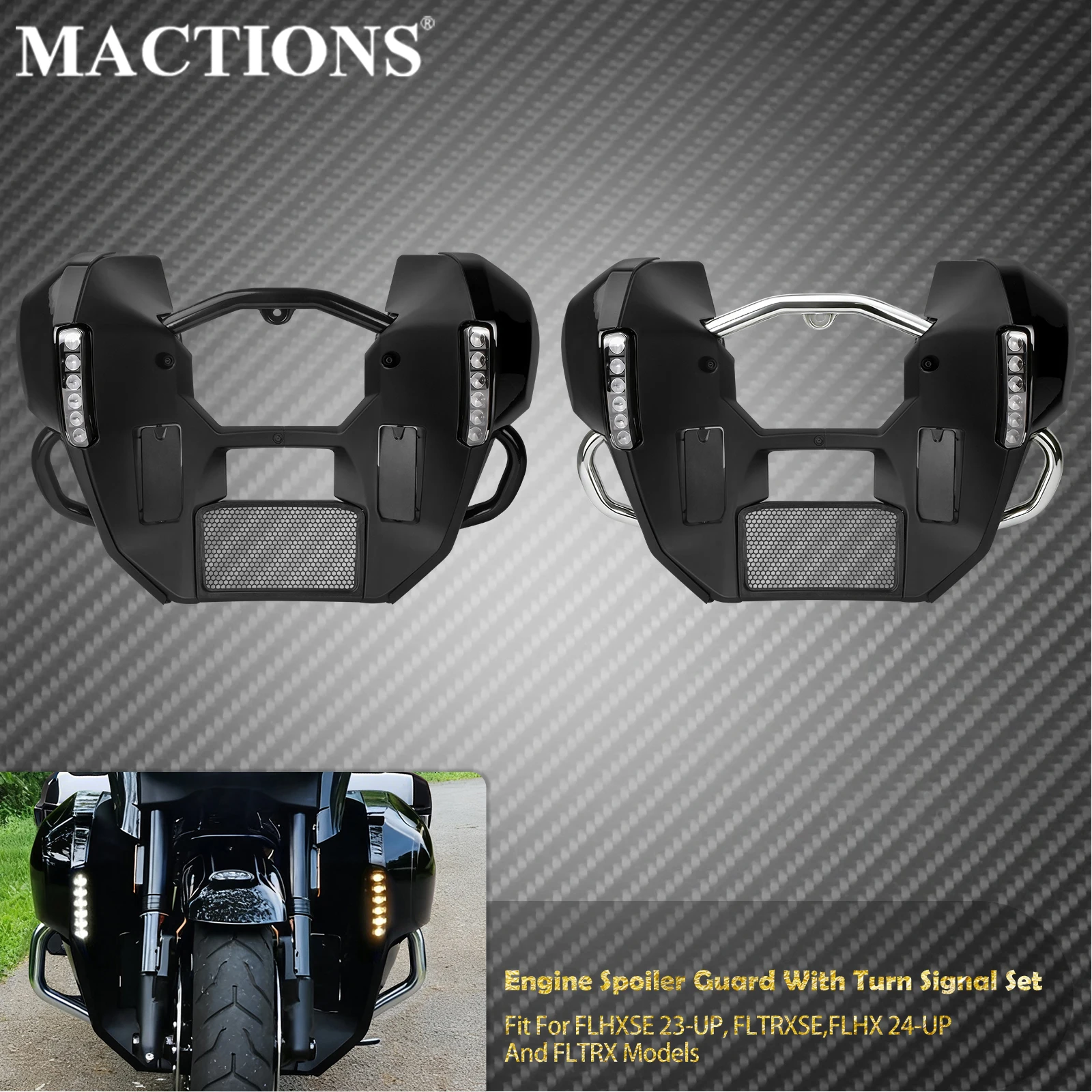 Motorcycle Engine Guard Crash Bar Lower Leg Fairing Mount Turn Kit For Harley Touring CVO Street Road Glide 2023-Up FLTRX FLHXU
Motorcycle Engine Guard Crash Bar Lower Leg Fairing Mount Turn Kit For Harley Touring CVO Street Road Glide 2023-Up FLTRX FLHXU