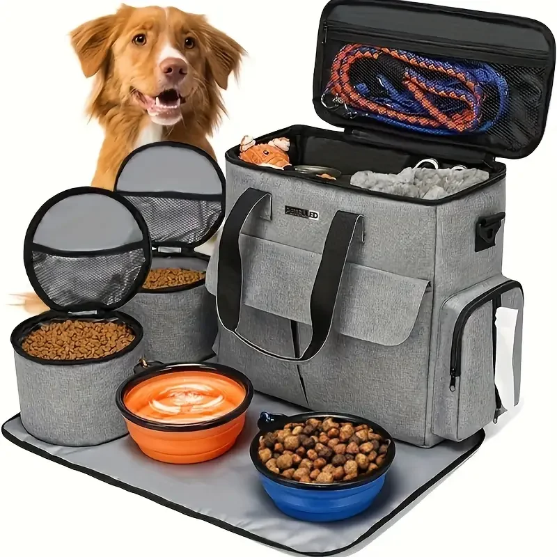 5pcs Large Capacity Dog Treat Pouch, Durable Nylon With Zip Closure, Multi-Functional Outdoor Pet Carrier Bag For Dogs, Ideal For Camping & Walks
5pcs Large Capacity Dog Treat Pouch, Durable Nylon With Zip Closure, Multi-Functional Outdoor Pet Carrier Bag For Dogs, Ideal For Camping & Walks