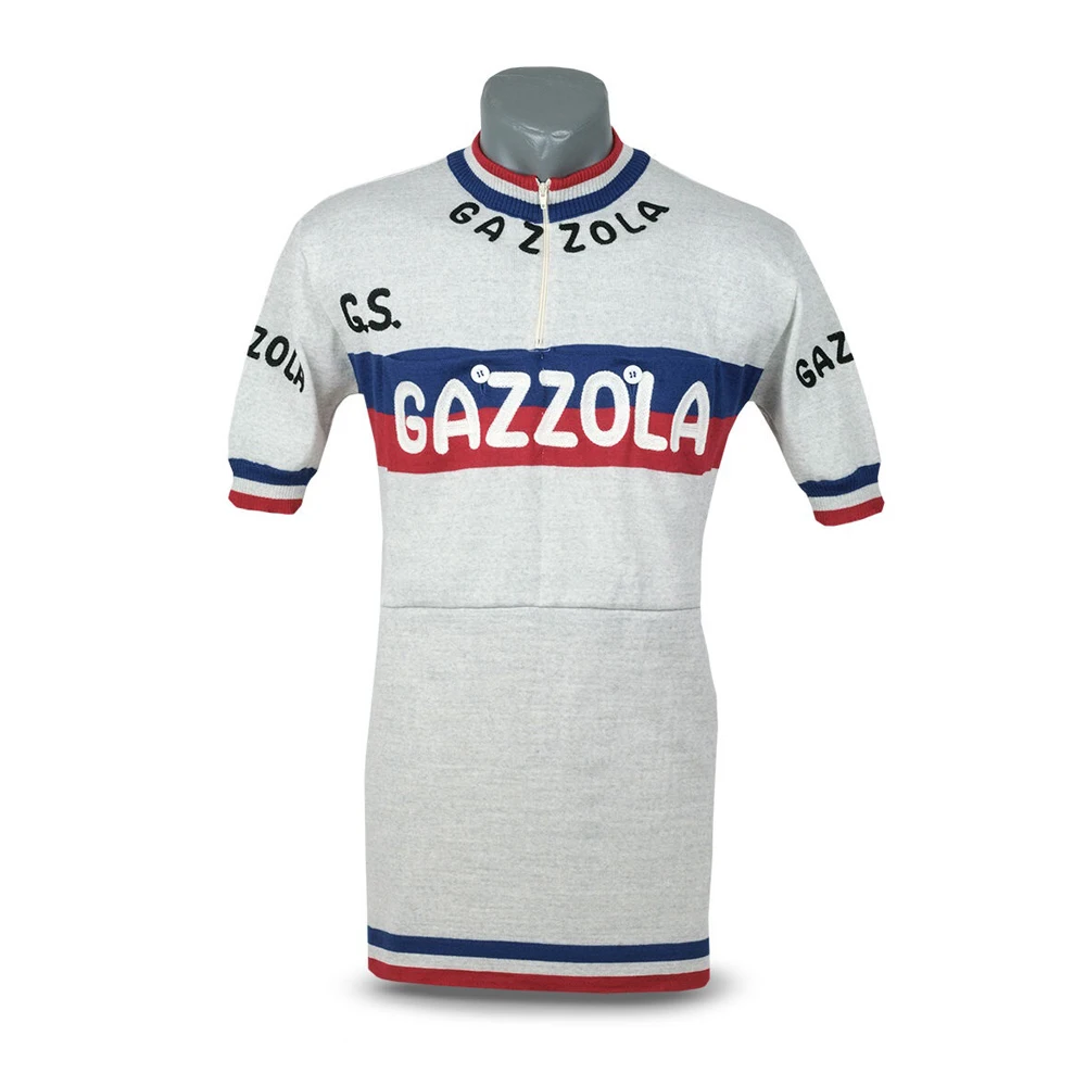 Classics Retro GAZZOLA Wool Cycling Jersey Men And Women Short Sleeve Bike Wears
Classics Retro GAZZOLA Wool Cycling Jersey Men And Women Short Sleeve Bike Wears
