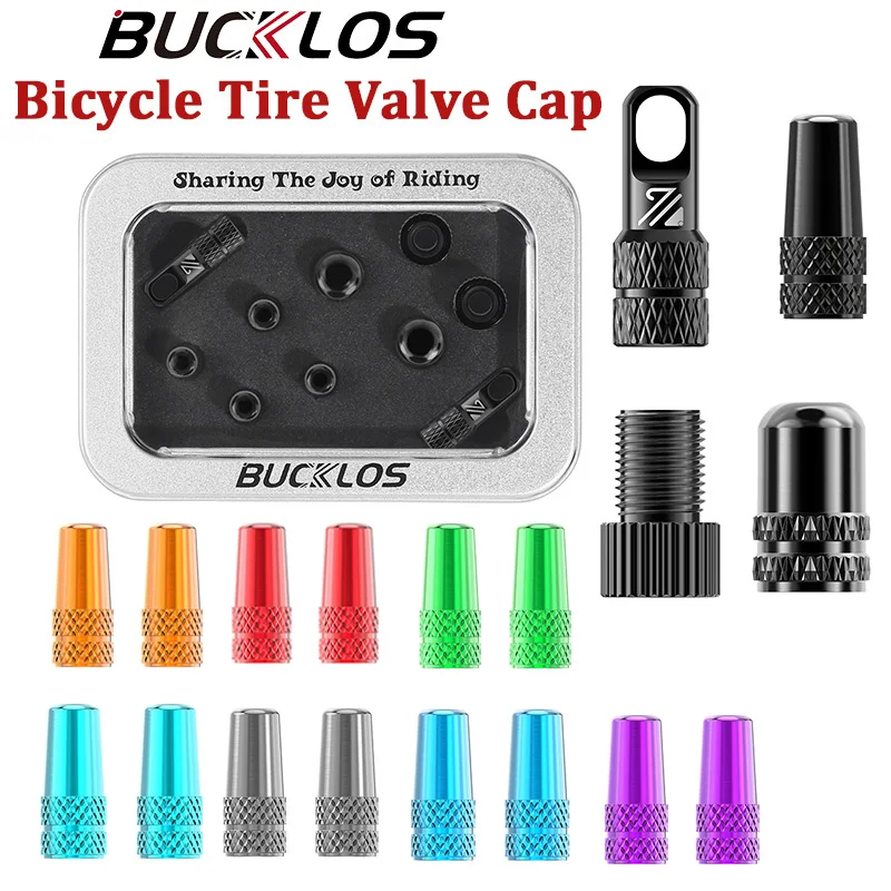 BUCKLOS Mountain Bike Presta Valve Cap CNC Aluminum Alloy Valve Core Removal Tool Caps Portable Durable F/V To A/V Adapter
BUCKLOS Mountain Bike Presta Valve Cap CNC Aluminum Alloy Valve Core Removal Tool Caps Portable Durable F/V To A/V Adapter