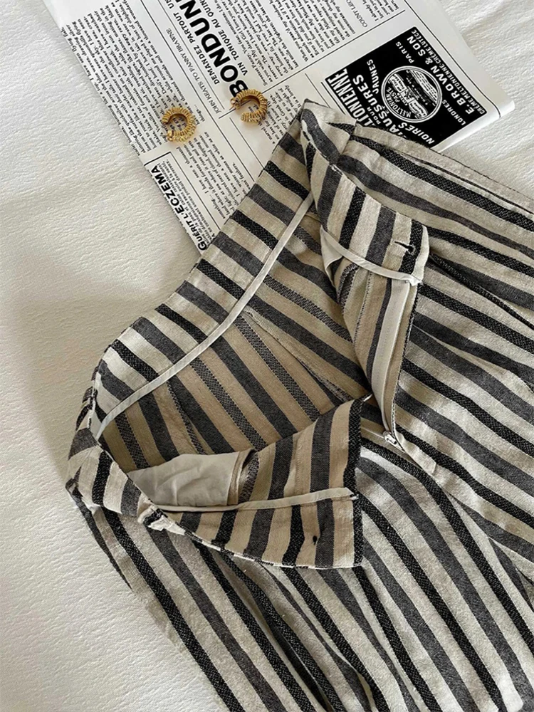 High Waist Wide Leg Pants Women's Summer Cotton Linen Drapey Straight Cut Loose Walking Trousers Thin Long Pants Commute Style
High Waist Wide Leg Pants Women's Summer Cotton Linen Drapey Straight Cut Loose Walking Trousers Thin Long Pants Commute Style