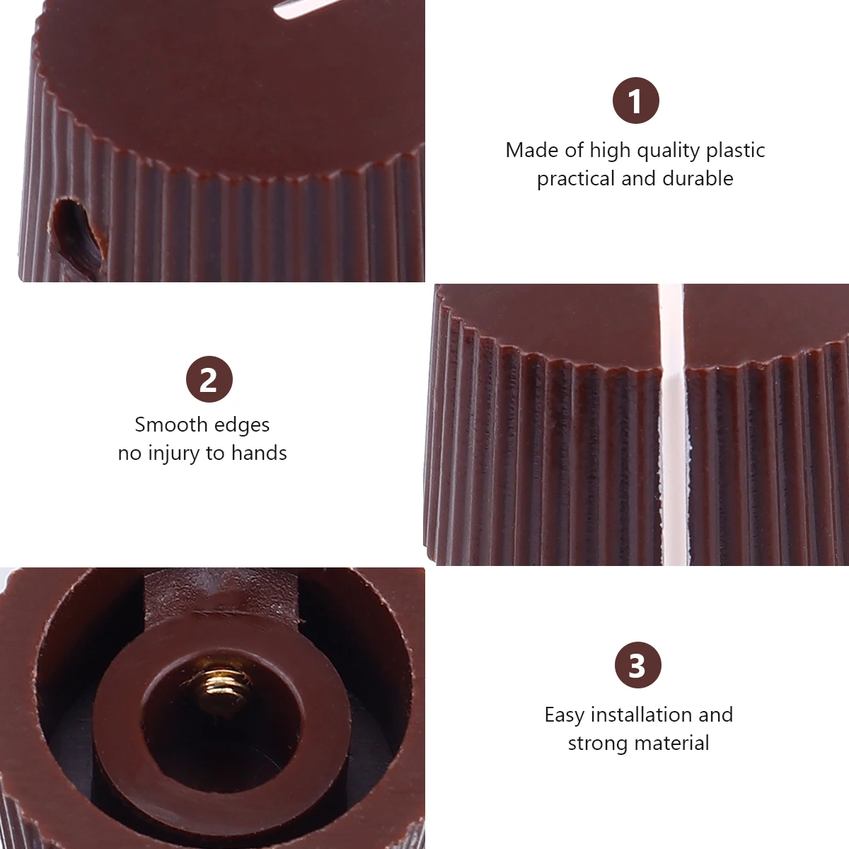 6 Pcs Knobs Plastic Control Tone Volume Durable Electric Bass Amplifiers Speakers Accessories Tone Volume Control Knob Parts
6 Pcs Knobs Plastic Control Tone Volume Durable Electric Bass Amplifiers Speakers Accessories Tone Volume Control Knob Parts