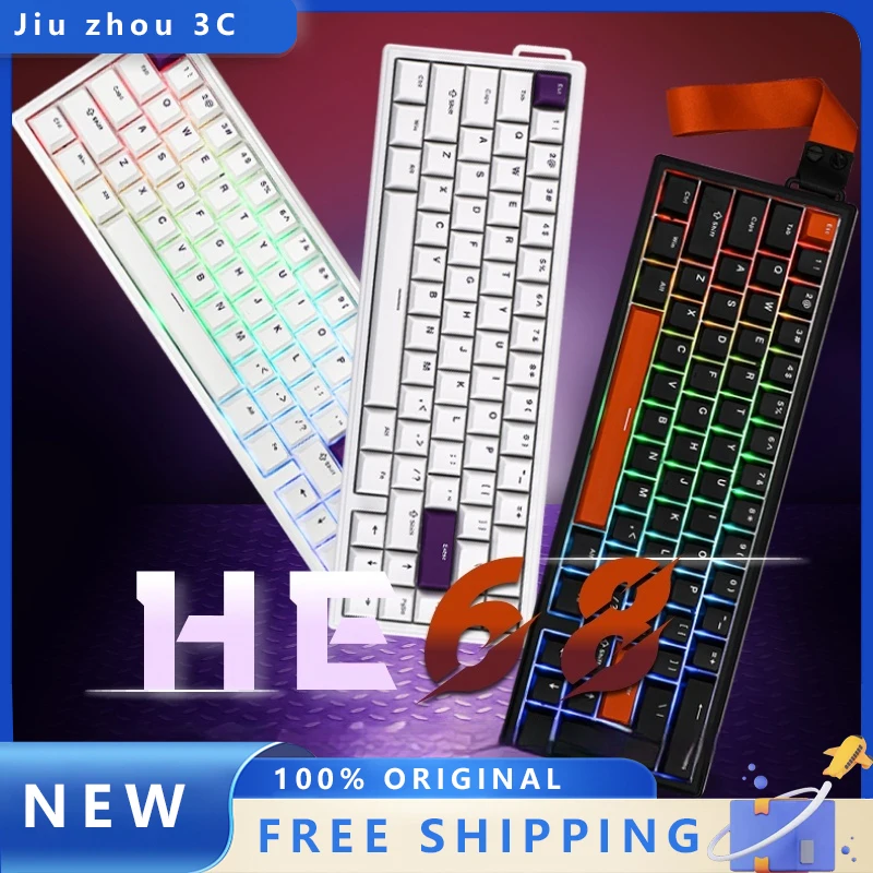 EPOMAKER HE68 Mechanical Keyboard Hot Swap Gasket 8K RT0.01 Customized Long Battery Diy E-sports Gaming Keyboard PC Accessory
EPOMAKER HE68 Mechanical Keyboard Hot Swap Gasket 8K RT0.01 Customized Long Battery Diy E-sports Gaming Keyboard PC Accessory