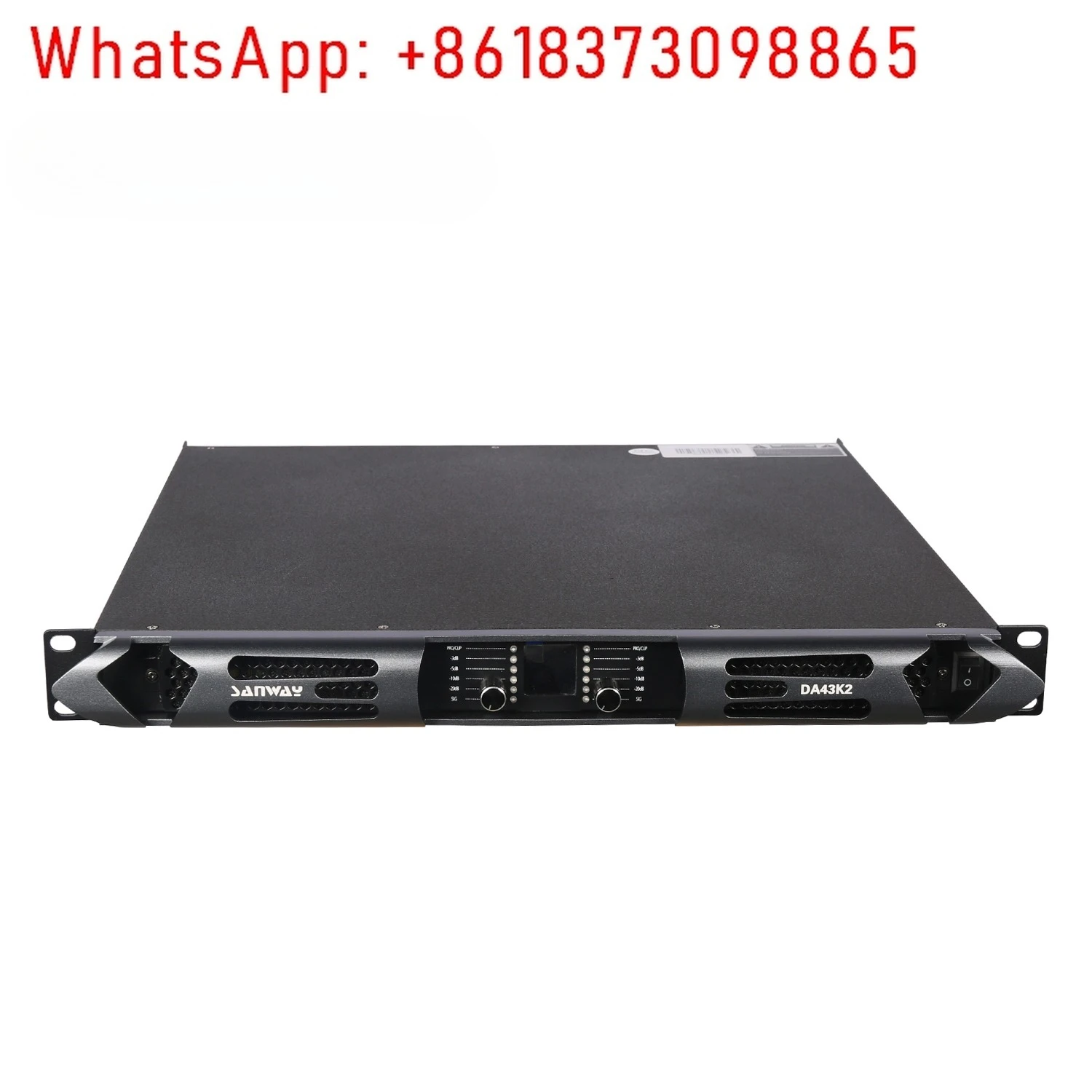 DA43K2 17200W 2CH Sanway Новое поступление усилитель мощности сабвуфера класса D для профессионального аудио
DA43K2 17200W 2CH Sanway Новое поступление усилитель мощности сабвуфера класса D для профессионального аудио