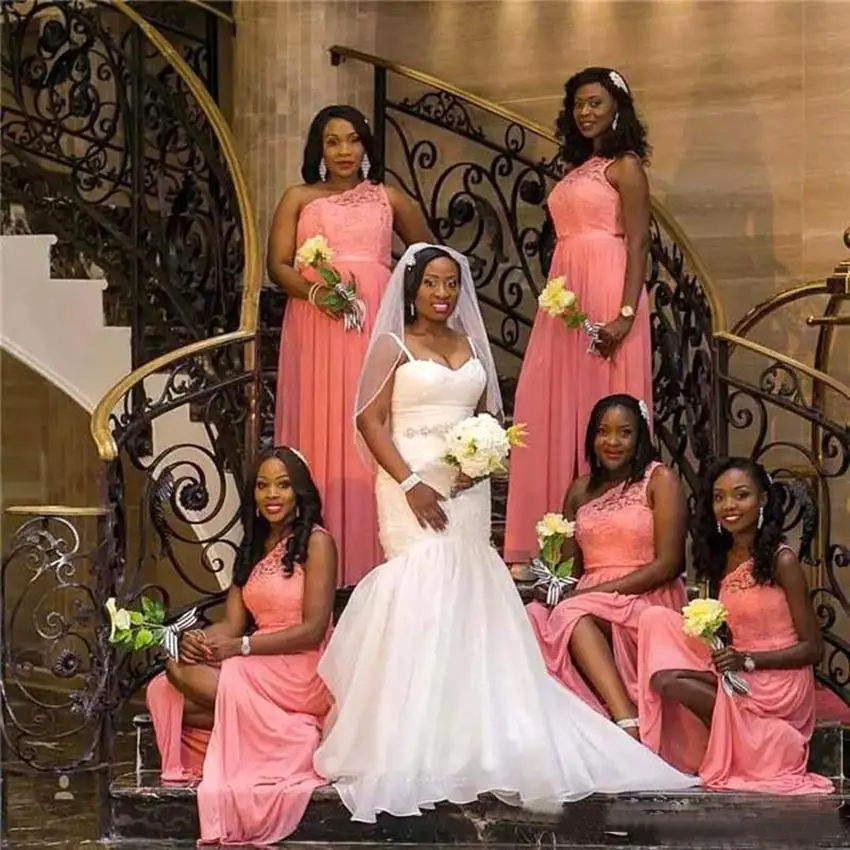 Long Fashion A Line Chiffon Wedding Bridesmaid Dresses With Zipper Back Floor Length One Shoulder Custom Made
Long Fashion A Line Chiffon Wedding Bridesmaid Dresses With Zipper Back Floor Length One Shoulder Custom Made