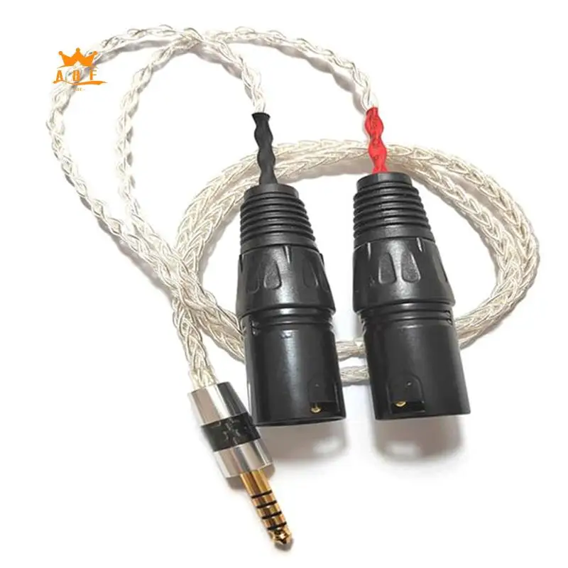 A08E-4.4Mm Balanced Male To Dual XLR Male Audio Adapter Cable - High-Quality Sound Transmission
A08E-4.4Mm Balanced Male To Dual XLR Male Audio Adapter Cable - High-Quality Sound Transmission
