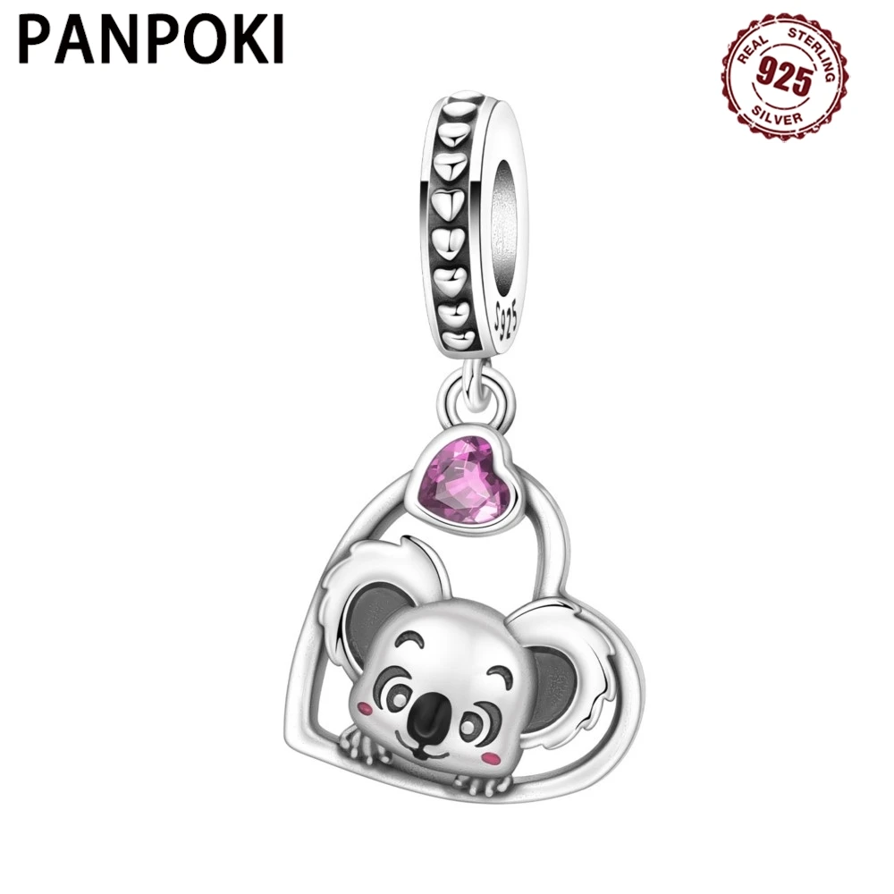 PANPOKI стерлингового серебра 925 пробы, милые бусины в виде любви, коалы, животные, оригинальные подвески, браслет, очаровательные ювелирные изделия, вечерние, сделай сам, модные подарки
PANPOKI стерлингового серебра 925 пробы, милые бусины в виде любви, коалы, животные, оригинальные подвески, браслет, очаровательные ювелирные изделия, вечерние, сделай сам, модные подарки