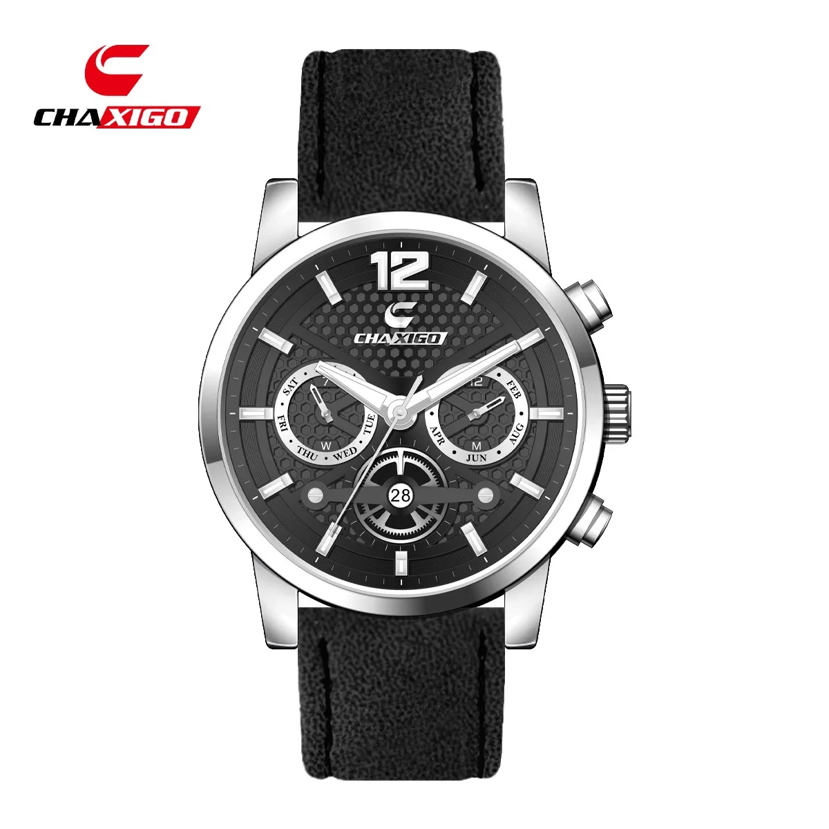 CHAXIGO Fashion Men's Quartz Watch Waterproof Sports Watch Hot Sale Belt
CHAXIGO Fashion Men's Quartz Watch Waterproof Sports Watch Hot Sale Belt