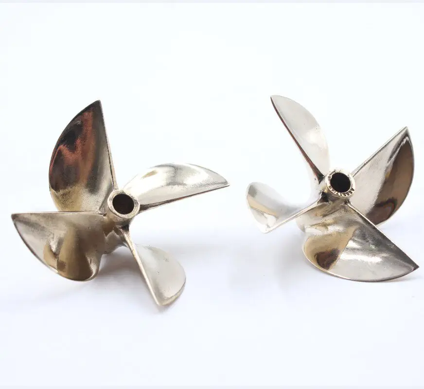 1Pair Model O-Boat 6717 Brass Four-blade CW CCW Propeller Paddle Diameter 67mm Inner-diameter 6.35mm Pitch 1.7 for RC Toy
1Pair Model O-Boat 6717 Brass Four-blade CW CCW Propeller Paddle Diameter 67mm Inner-diameter 6.35mm Pitch 1.7 for RC Toy