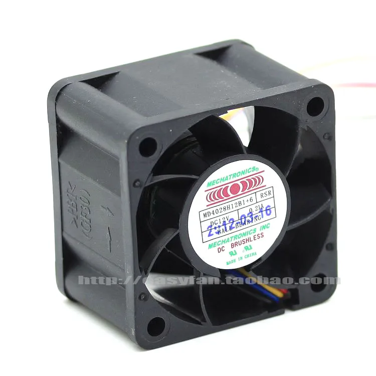НОВЫЙ ДЛЯ MECHATRONICS MD4028H12B1 + 6 RSR 12 В 0,21 А 4028 Серверный двойной шарикоподшипник 4-контактный охлаждающий вентилятор
НОВЫЙ ДЛЯ MECHATRONICS MD4028H12B1 + 6 RSR 12 В 0,21 А 4028 Серверный двойной шарикоподшипник 4-контактный охлаждающий вентилятор