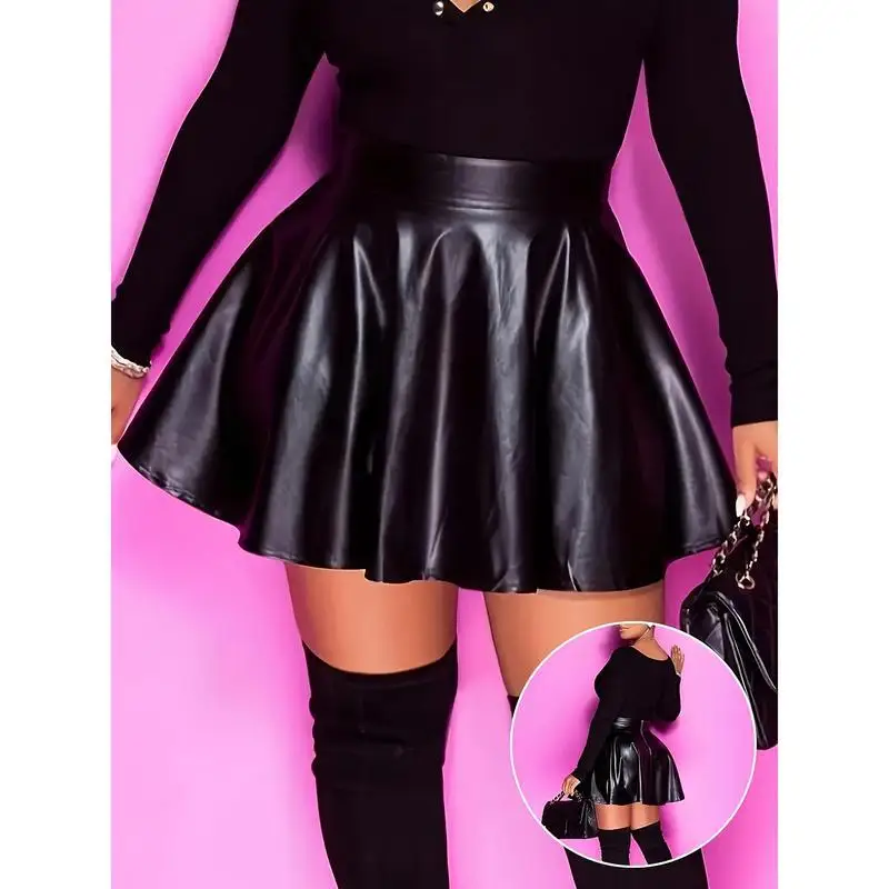 Sexy Pure Color PU Skirt Half-length Skirt Women's Fashion Spring Season Neutral Design Other Fabric Other Process
Sexy Pure Color PU Skirt Half-length Skirt Women's Fashion Spring Season Neutral Design Other Fabric Other Process