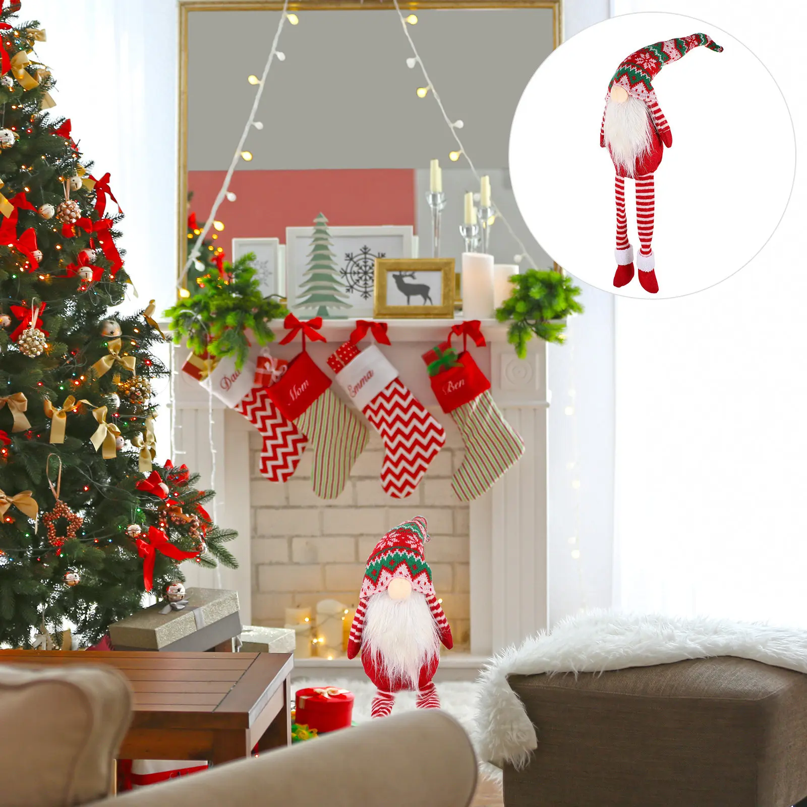 Christmas Tomte Gnome Decor Handcrafted Nordic Ornament for Fireplace Desk Bookshelf Living Room Holiday
Christmas Tomte Gnome Decor Handcrafted Nordic Ornament for Fireplace Desk Bookshelf Living Room Holiday