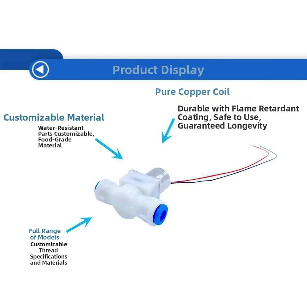 2 Way Pulse Solenoid Valve Made of PE for Automated Drip and Sprinkler Irrigation Systems DC12V 210mA Current Rating
2 Way Pulse Solenoid Valve Made of PE for Automated Drip and Sprinkler Irrigation Systems DC12V 210mA Current Rating