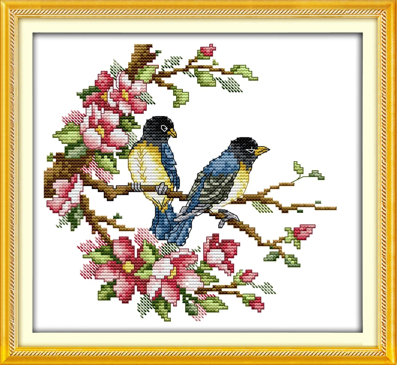 Joy Sunday New Stamped Cross Stitch Ki,11CT/14CT/16CTDIY Easy Pattern Aida Fabric Embroidery Set-Magpies
Joy Sunday New Stamped Cross Stitch Ki,11CT/14CT/16CTDIY Easy Pattern Aida Fabric Embroidery Set-Magpies