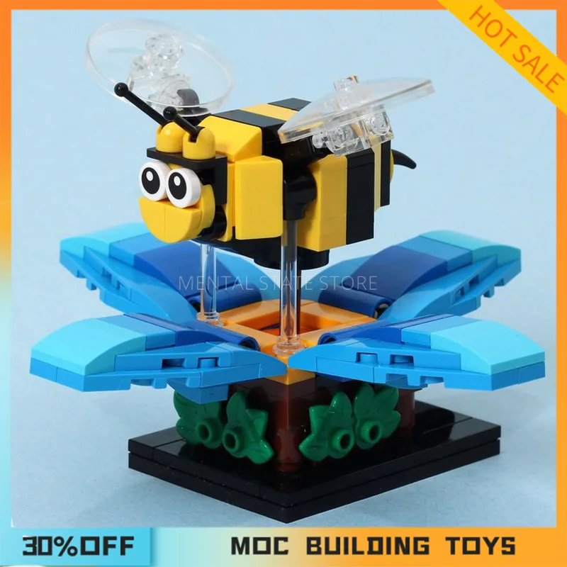 174 шт. индивидуальная Милая модель MOC A littl Летающая пчела, строительные блоки, технологические кирпичи, сделай сам, креативная сборка, игрушки, праздничные подарки
174 шт. индивидуальная Милая модель MOC A littl Летающая пчела, строительные блоки, технологические кирпичи, сделай сам, креативная сборка, игрушки, праздничные подарки