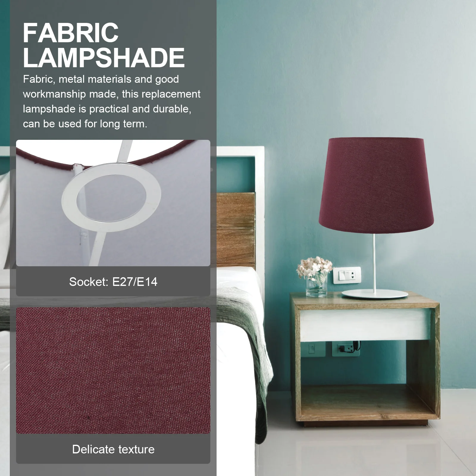 E27 E14 Lamp Shade Table Floor Desk Bedside Light Covers Fabric Decorative Replacement Indoor Hotel Warm Delicate Bedroom Living
E27 E14 Lamp Shade Table Floor Desk Bedside Light Covers Fabric Decorative Replacement Indoor Hotel Warm Delicate Bedroom Living