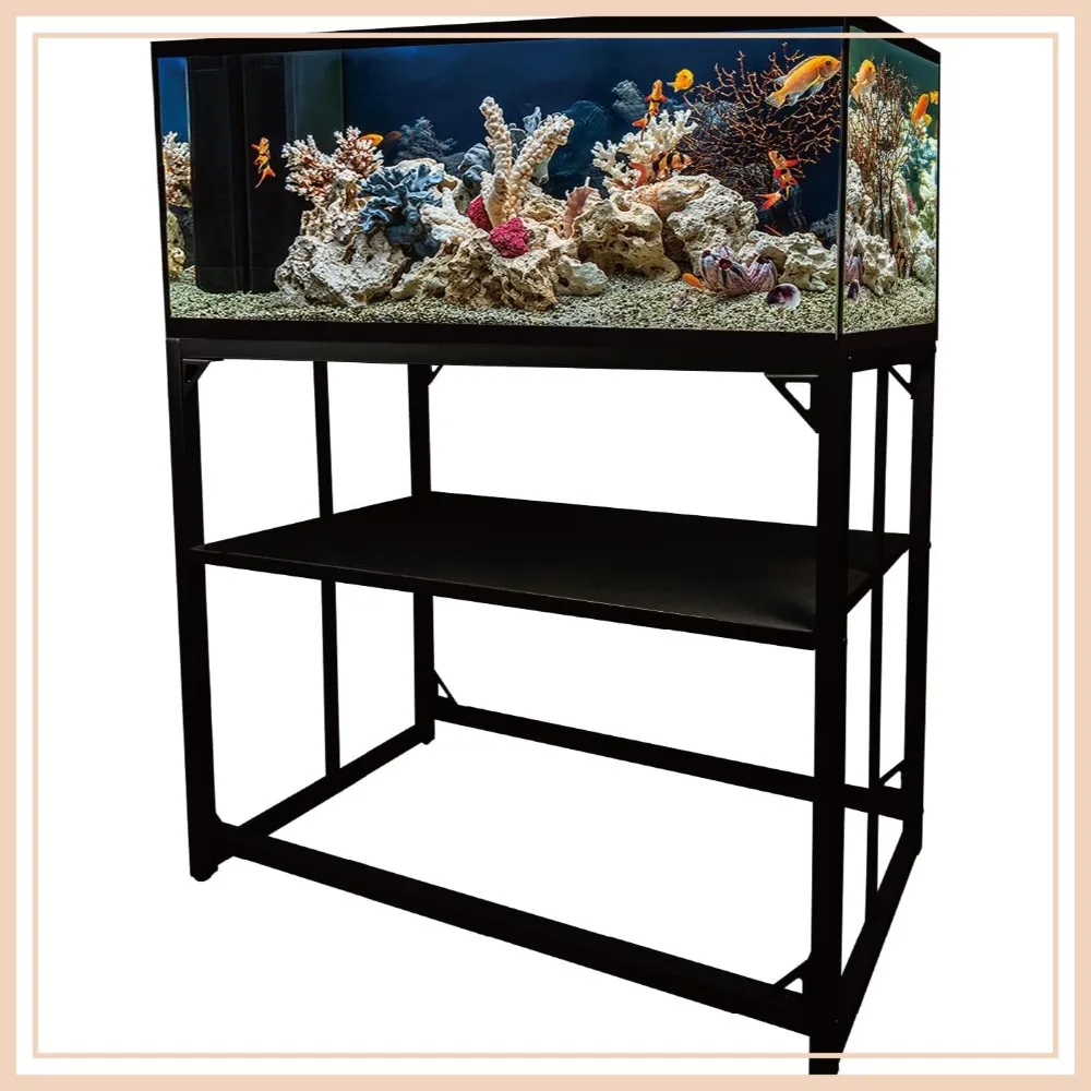 40 Gallon Heavy Duty Metal Fish Tank Stand, 660LBS Capacity Aquarium Stand with 2-Tier Storage Shelves, 36.5"x18.5"x29.5" Black
40 Gallon Heavy Duty Metal Fish Tank Stand, 660LBS Capacity Aquarium Stand with 2-Tier Storage Shelves, 36.5"x18.5"x29.5" Black